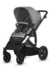 KinderKraft Prime Lite Grey 3 in1 Art.KKWPRLIGRY3000 Универсальная коляска 3 в 1+стильная сумка