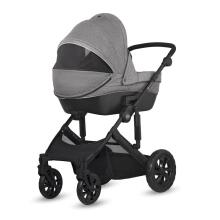 KinderKraft Prime Lite Grey 3 in1 Art.KKWPRLIGRY3000 Универсальная коляска 3 в 1+стильная сумка
