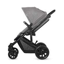 KinderKraft Prime Lite Grey 3 in1 Art.KKWPRLIGRY3000 Универсальная коляска 3 в 1+стильная сумка