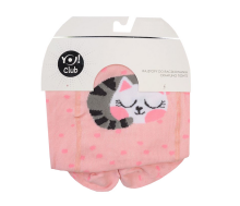 Yo!Baby Art.RA-25 Crawling tights Girls Bērnu zeķbikses ar ABS uz ceļiem un pēdām