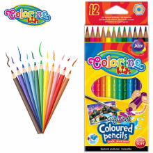 Colorino kids Jumbo Art. 33039 Детские цветные карандаши - упаковка 12 шт. (треугольные, деревянные)