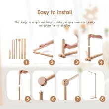 Wooden Baby Mobile Holder Art.68771  Changing Table Baby Music Box Baby Mobile for Bed Playpen DIY Rotating Fixed Base