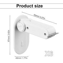 Safety Door Handle Art.68944 многоразовый замок для детской дверной ручки, самоклеящийся,1 шт