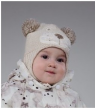 Lenne'18 Knitted Hat Brethe Art.17377/635 Mazuļu siltā ziemas cepure (46-52)