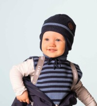 Lenne '22 Bjon Art.22248/229 Теплая вязанная шапка шлем для малышей
