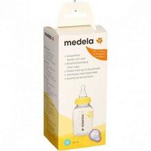 Medela Art.200.0598 Бутылочка с силиконовой соской для кормления, размер S медленный поток, 150 мл