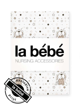 La Bebe™ Set 100x140/40x60 Art.69702 Bunnies Комплект детского постельного белья из 2-х частей 100x140cм