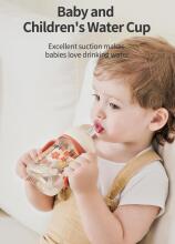 Oberni Learning Cup Art.70316 Yellow Обучающая кружка с трубочкой для питья с 6 месяцев,240мл