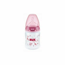 Nuk First Choice  Art.SK23 Пластмассовая  бутылочка c ортодонтической  соской из силикона  0-6мес 150 мл