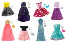 „Mattel Barbie Fashions“ prekės. FCT22 „Barbie“ drabužių rinkinys