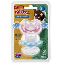Nuby Softflex Gum -Eez Art.618 Силиконовый массажер, Соска-прорезыватель во время прорезывания зубов, (2 шт. )