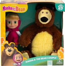 Masha and Bear Toys  Art.MHA21  Komplekts Lelle Maša un Lācis no bērnu iemīļotās multiplikācijas filmiņas „Maša un Lācis”