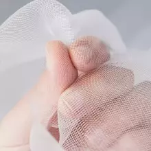 La Bebe™ Canopy Universal Art.165834 Baltā Universālais baldahīns / moskītu tīkls bērnu gultiņai vai šūpulim