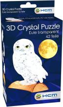 Crystal Puzzle Owl 3D Art.71227 Кристальный 3D пазл