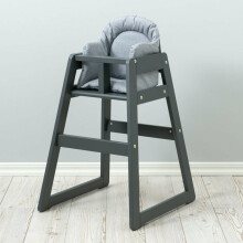 Troll Marita Grey  Art. HGC-MR0002 Medinė vaikų maitinimo kėdė