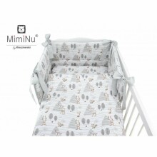 MimiNu Bērnu gultiņas aizsargapmale 180cm