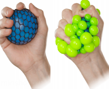 I-Toys Squishy Mesh Art.A429704 Mīkstā Antistresa bumbiņa sietiņā