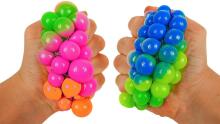 I-Toys Squishy Mesh Art.A429704 Mīkstā Antistresa bumbiņa sietiņā
