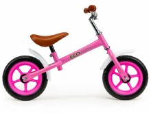 „Eco Toys Balance Bike Art.N2004 Pink“ motoroleris vaikams su metaliniu rėmu
