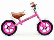 Eco Toys Balance Bike Art.N2004 Pink Детский велосипед - бегунок с металлической рамой