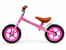 Eco Toys Balance Bike Art.N2004 Pink Bērnu skrējritenis ar metālisko rāmi