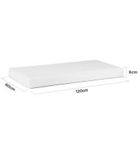 KinderKraft Mia Art.KKHMIAGRY000M Grey Bērnu gulta 120x60сm ar matraci