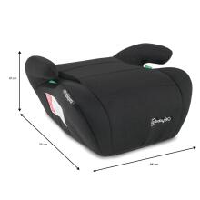 Babygo Booster Art.73806 Black Детское автокресло безопасности бустер Группа 3
