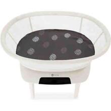 4moms Cotton Sheet MamaRoo Sleep  Art.18460 Grey  palags ar gumiju 44,5 x 75cm