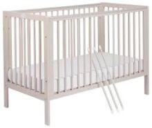 La Bebe™ Kids Wood Cot Sosna Tomi 20 Art.73991 Natural Детская деревянная кроватка с ящиком120x60см