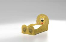 Plastiko Lion Art.74076 Ergonomiska bērnu gulta -  ar  matraci 200x90 cm