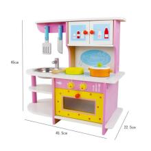 TLC Baby Kitchen Art.T20078  Bērnu koka virtuve  ar izlietni, plīti, sienas skapi un plauktiem