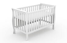 Elf Bed Gardenia  Art.74239 White  bērnu koka gulta 120x60cm
