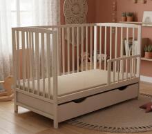 Elf Bed Arco Art.74241 Taupe Bērnu koka gulta 120x60cm