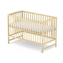 Elf Bed Arco Art.74243 Natural Детская деревянная кроватка 120x60см
