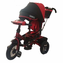 Nakko Galaxy Little Tiger Red Art. 74265 Детский интерактивный трехколесный велосипед со световыми и звуковыми эффектами, c надувными колёсами и пультом