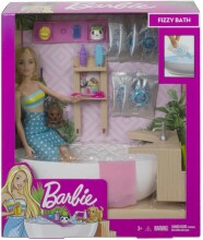 Barbie Bathroom Doll Art.GJN32 Doll Barbie with a bath