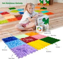 Orto Nature Orthopedic Mat Sets Rainbow Melody Art.OTN-S-RBM Многофункциональный напольный коврик из 9 частей