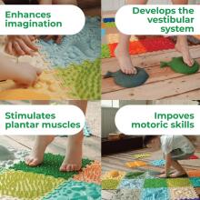 Orto Nature Orthopedic Mat Sets Rainbow Melody Art.OTN-S-RBM Многофункциональный напольный коврик из 9 частей