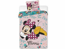 Faro Tekstylia Disney Bedding Minnie Mouse Kokvilnas gūltas veļas komplekts 140x200/70x90cm