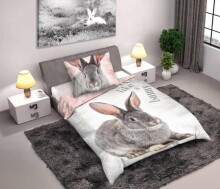 Faro Tekstylia Disney Bedding Bunny Art.75572 Kokvilnas gūltas veļas komplekts 140x200