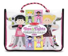 Melissa&Doug Magnetic Dress Up Dolls Art.14943 Развивающая игра на магнитах Одень меня