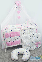 Ankras STARS Pink Art. STA000101 Baldahīns bērnu gultai