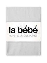 La Bebe™ Satin 70x140 Art.24439 Grey Dabīgas palags ar gumiju 70x140cm