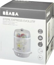 Beaba Steril Express  Art.911550 Elektriskais pudelīšu sterilizators ar tvaiku 6 pudelītēm 2-in-1
