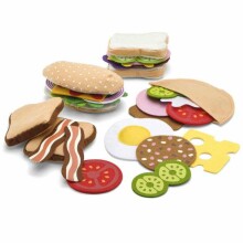 Melissa&Doug Sandwich Art.13954 Komplekts Burgers