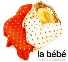 La bebe™ Lambswool 70х100 Art.76815 Strawberry Dots Baby wool blanket (New Zeland),100х70 сm