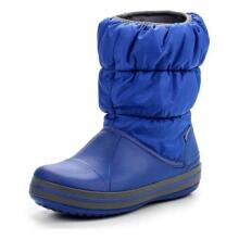 Crocs™ Kids' Winter Puff Boot Art.14613-4BH Cerulean Blue Bērnu zābaki ar siltinājumu