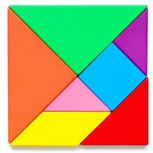 Happy Toys Puzzle Art.8709 Wooden Tangram Puzzle