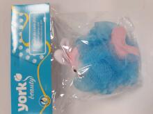 York Art.341895 Cocos Kids Мочалка - игрушка нейлоновая для ванны 