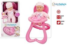 Colorbaby Toys Doll Art.46797 Кукла+Кресло для кормления